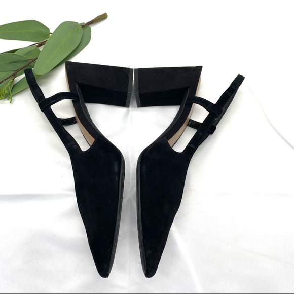 INC Brelina Suede Leather Slingback Heels size 7.5 - Picture 4 of 12